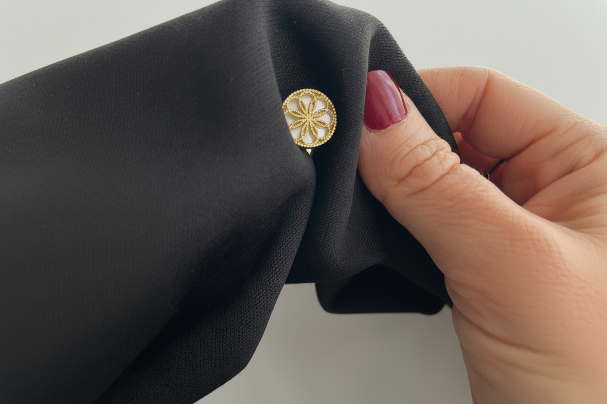 Cleaning of a Gió VELORI creation with a soft cloth.